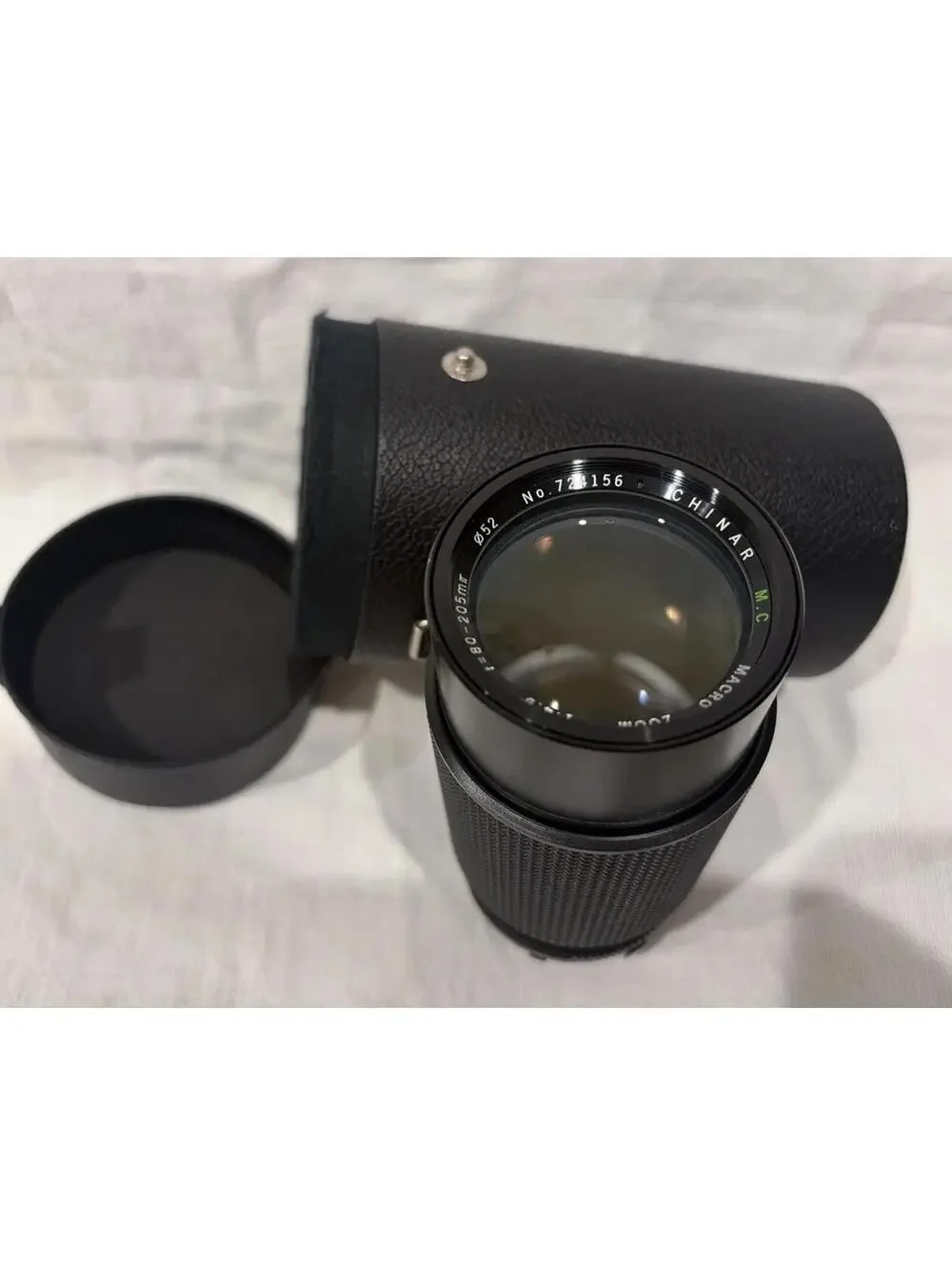 Black Chinar Manual Zoom Focus Camera Macro Lens